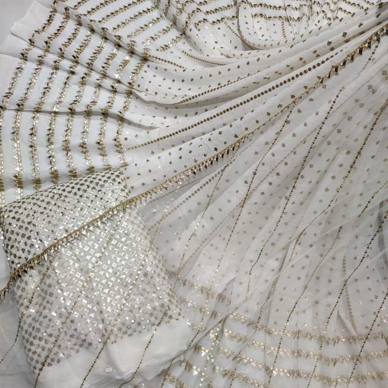 Pure Georgette and Nett Embroideries 56" & 44" Combinations