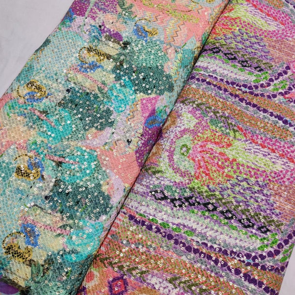 Pure Georgette Embroideries 44"