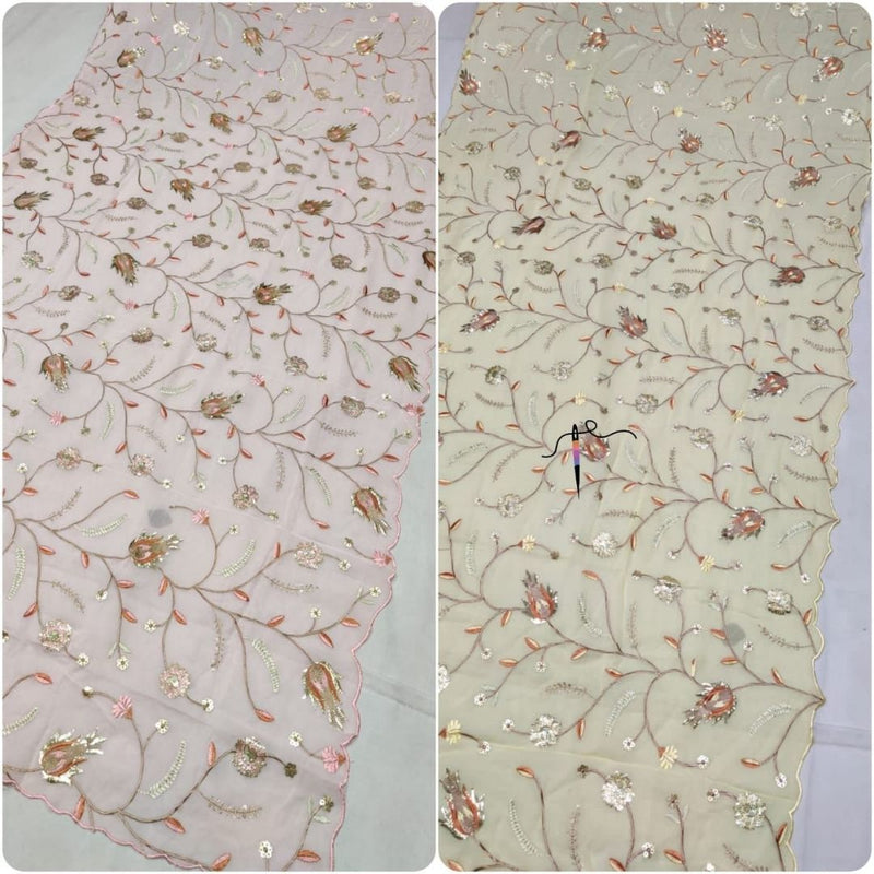 Georgette and Organza Embroideries 54" Combinations