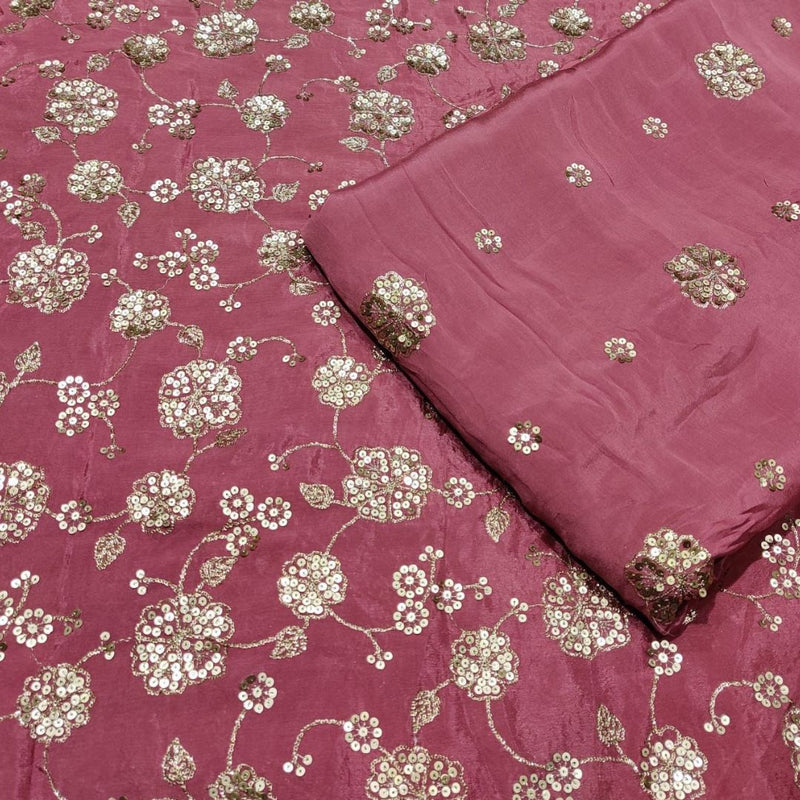 Pure Chinon Chiffon Embroideries 44" Combinations