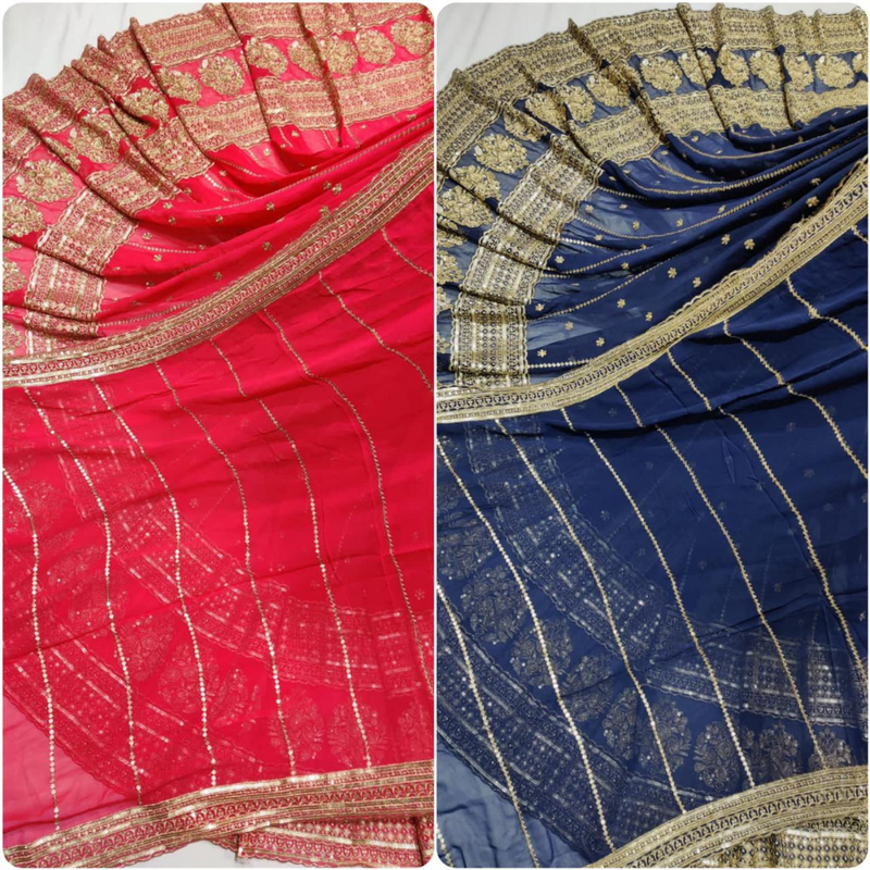 Georgette Embroideries 54" & 44" Combinations