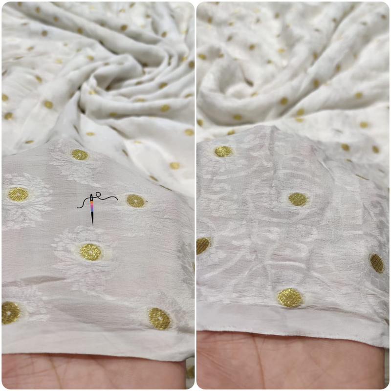 Crepe Self Jacquard , 44”