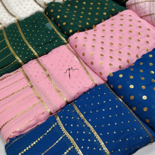 Pure Georgette 54”+ 44" & Nett 44” Combinations