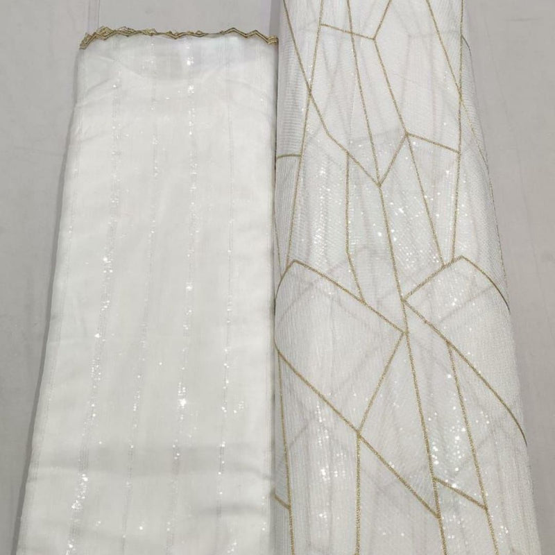Pure Georgette and Organza Embroideries 54" & 44" Combinations
