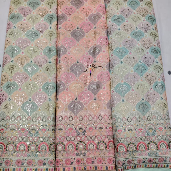Georgette Embroideries 54”