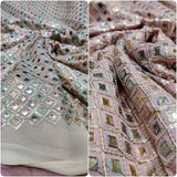 Georgette Embroideries 44"