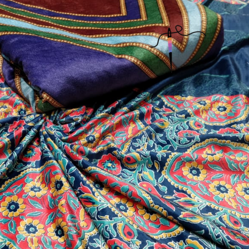 Velvet Prints, Width 44"