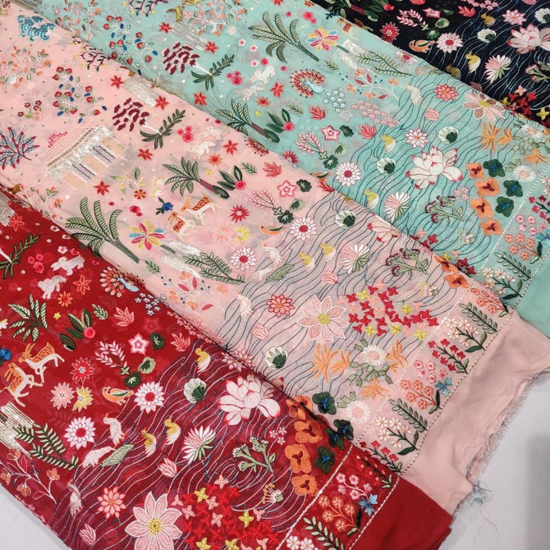 Georgette Embroideries 54"