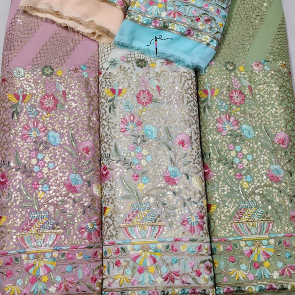 Georgette Embroideries 54"