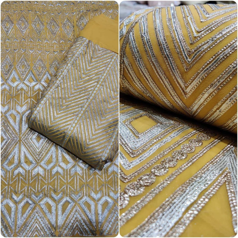Georgette Embroideries 54"
