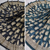 Pure Dola Silk Zari, 46"