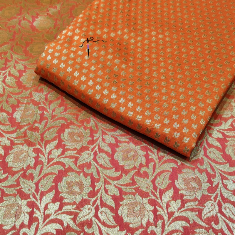Pure Handloom , Width : 44"