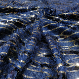 Sequin Tassles on fur nett, 58”