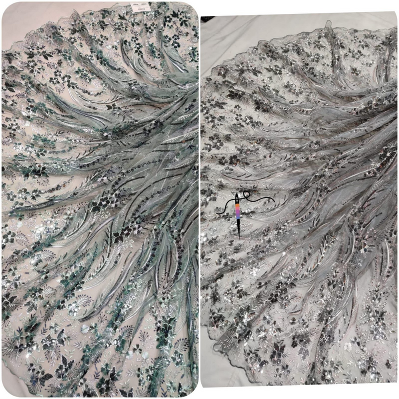 Net Embroideries, Width: 60”