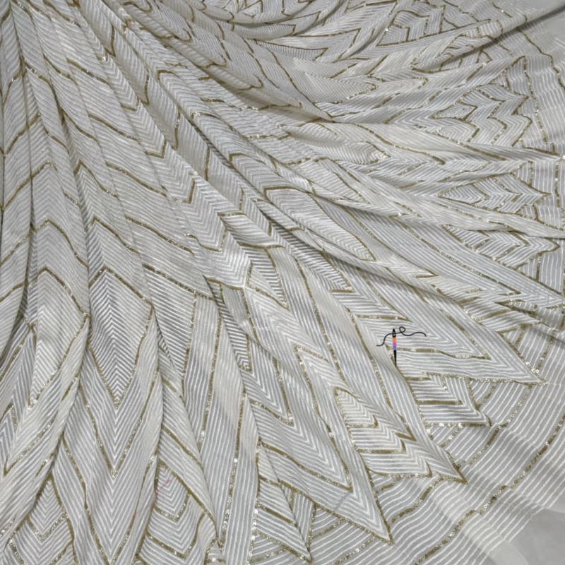 Pure Georgette 54" & Nett 44" combinations