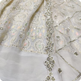 Pure Georgette and Nett Embroideries 54" & 44" Combinations