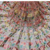 Nett Scallop Embroideries , Width : 56''