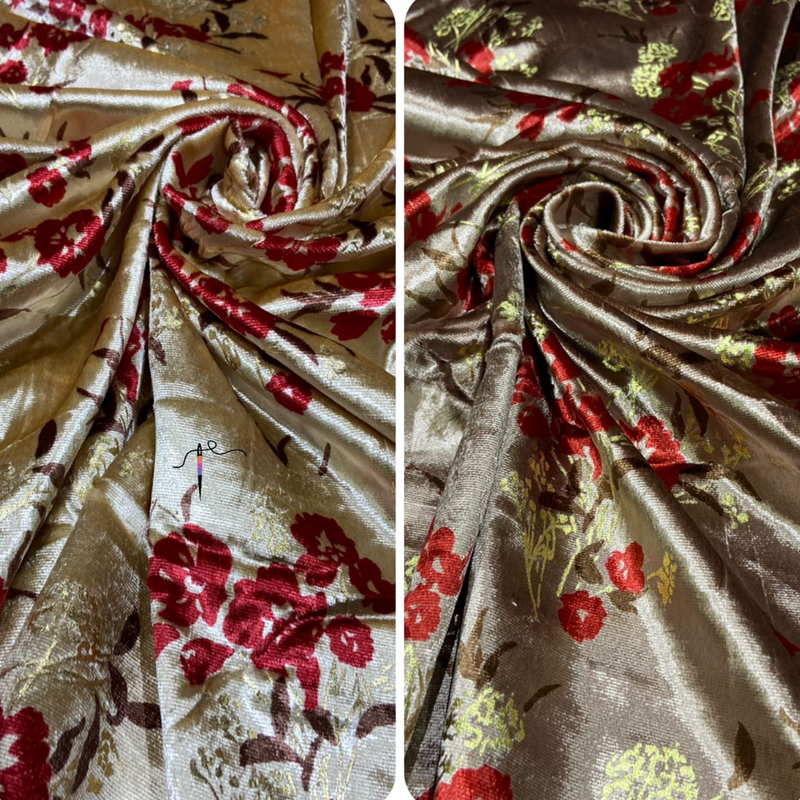 Silk Velvet Prints 44"