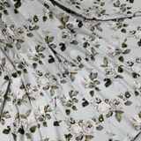 Pure georgette 44" heavy embroideries & Crepe matte 44” prints