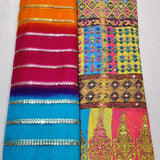 Georgette and Nett Embroideries 58" & 44" Combinations