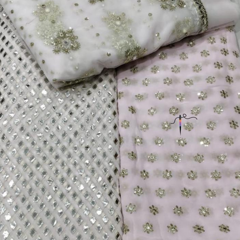 Pure Georgette 54" & Nett 44" Embroideries