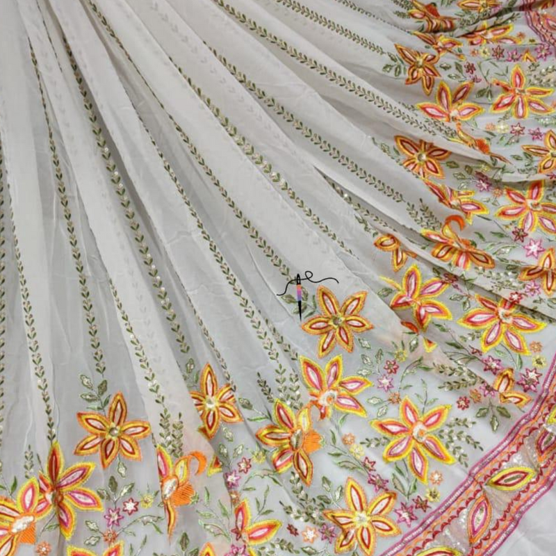 Pure Georgette 54" and Nett 44" Combinations