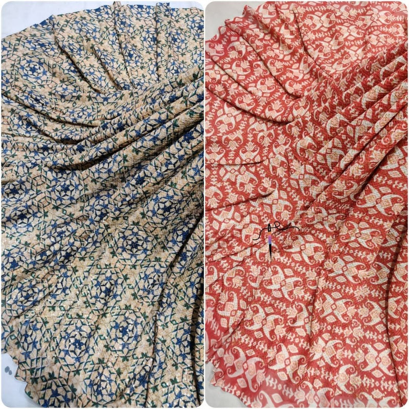 Pure Georgette Embroideries 44”