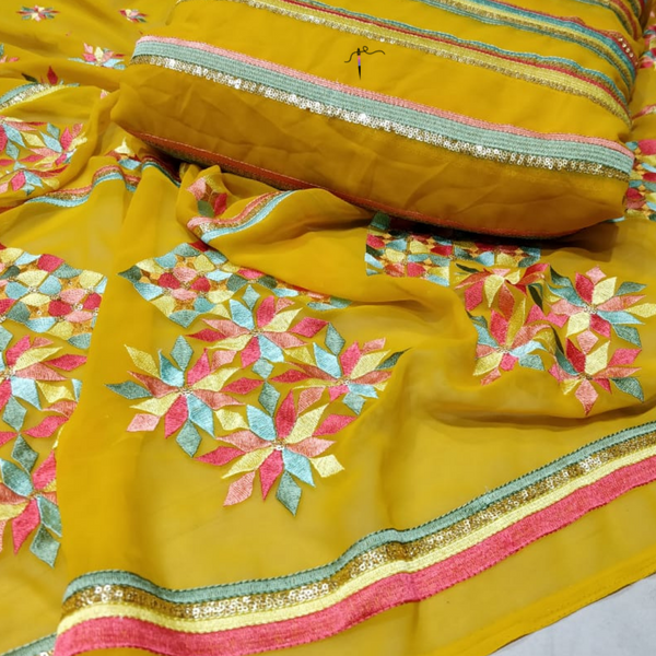 Georgette Combinations, Width 44"