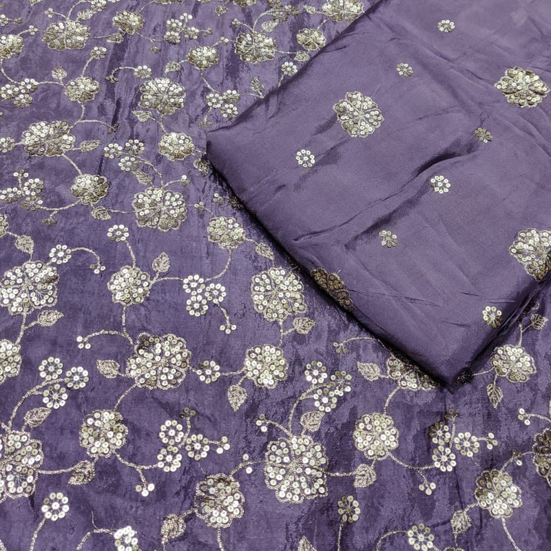 Pure Chinon Chiffon Embroideries 44" Combinations