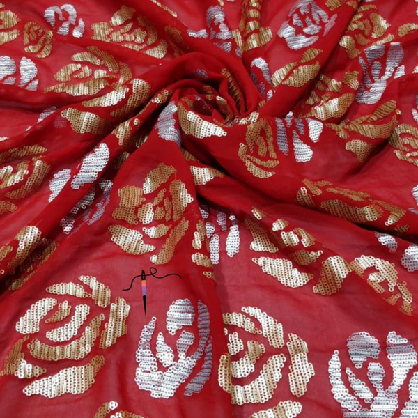 Pure Georgette, Width 44"