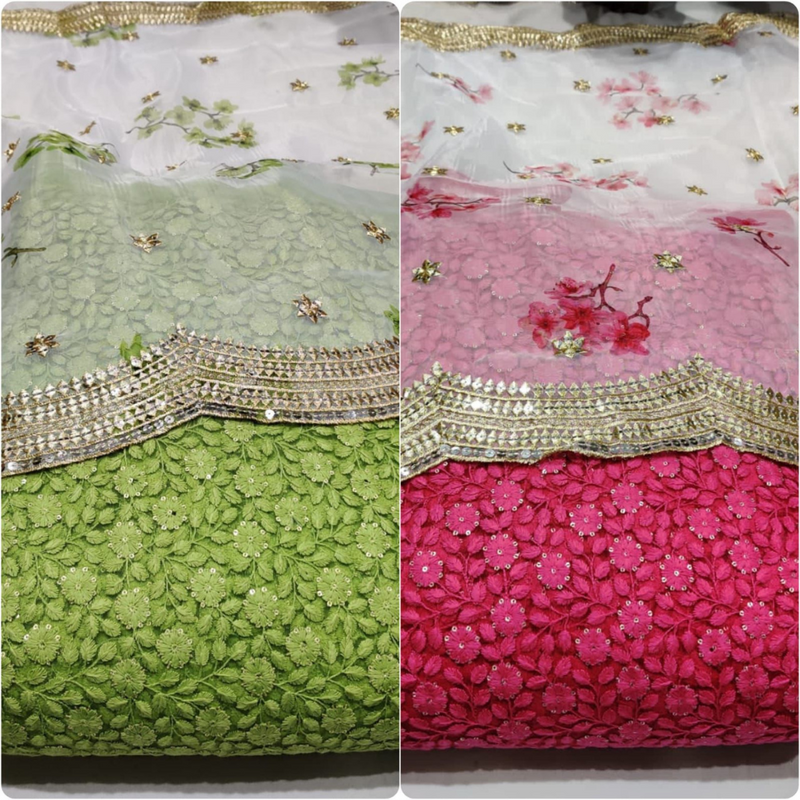 Nett and Organza Embroideries 44" Combinations