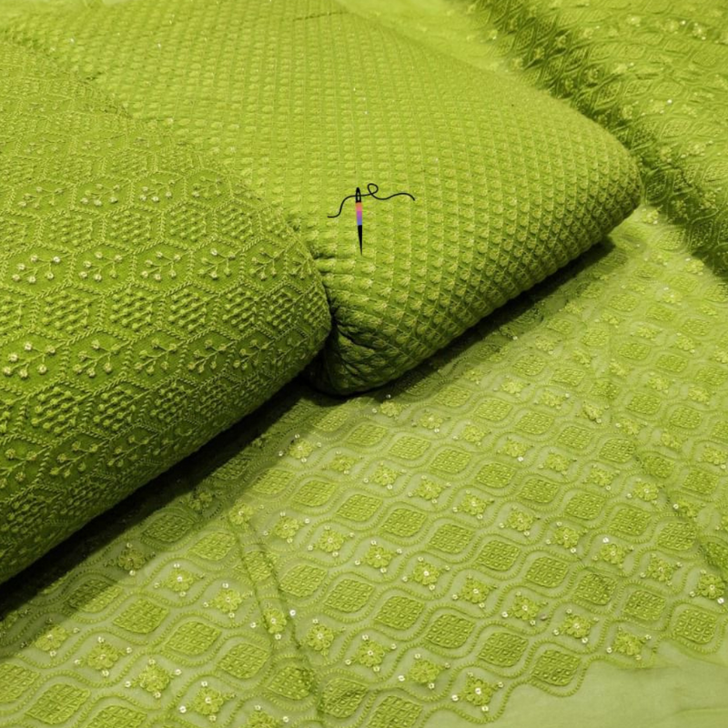 Pure Georgette, Width : 44"