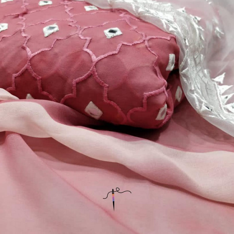 Georgette & Nett Embroideries Combination