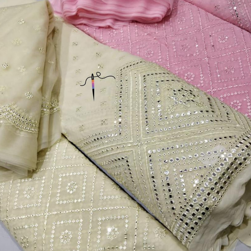Nett 44" & Pure Georgette 44", 54" Combinations