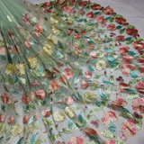 Nett Scallop Embroideries , Width : 56''
