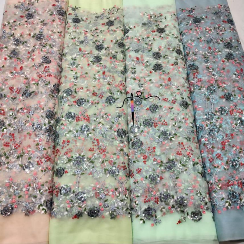 Nett Embroideries , Width: 54"