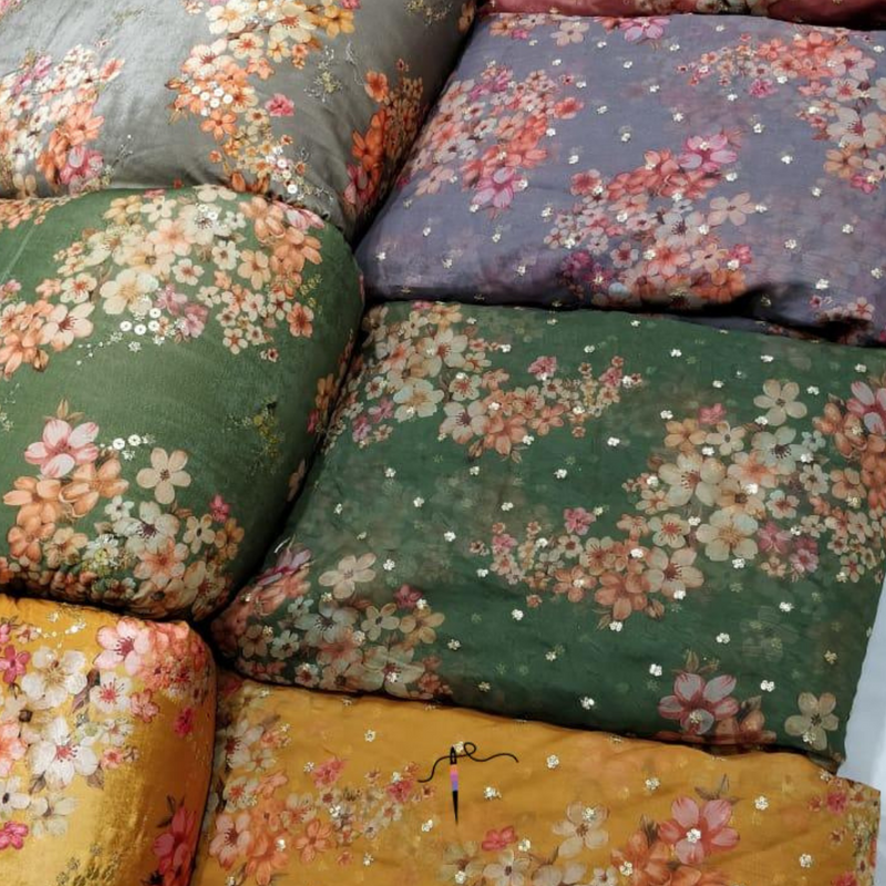 Velvet 44" & Organza 44"