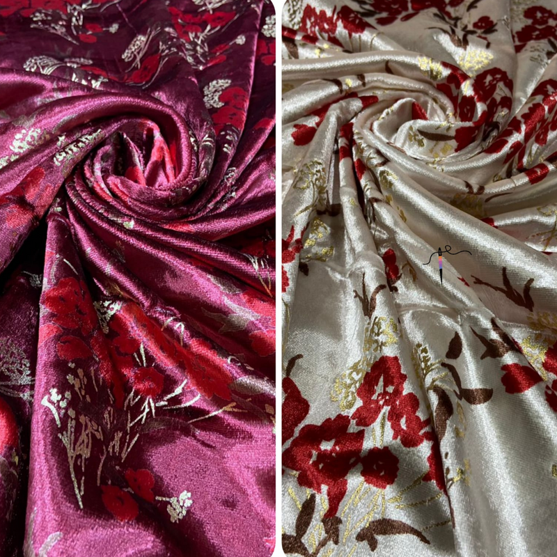 Silk Velvet Prints 44"