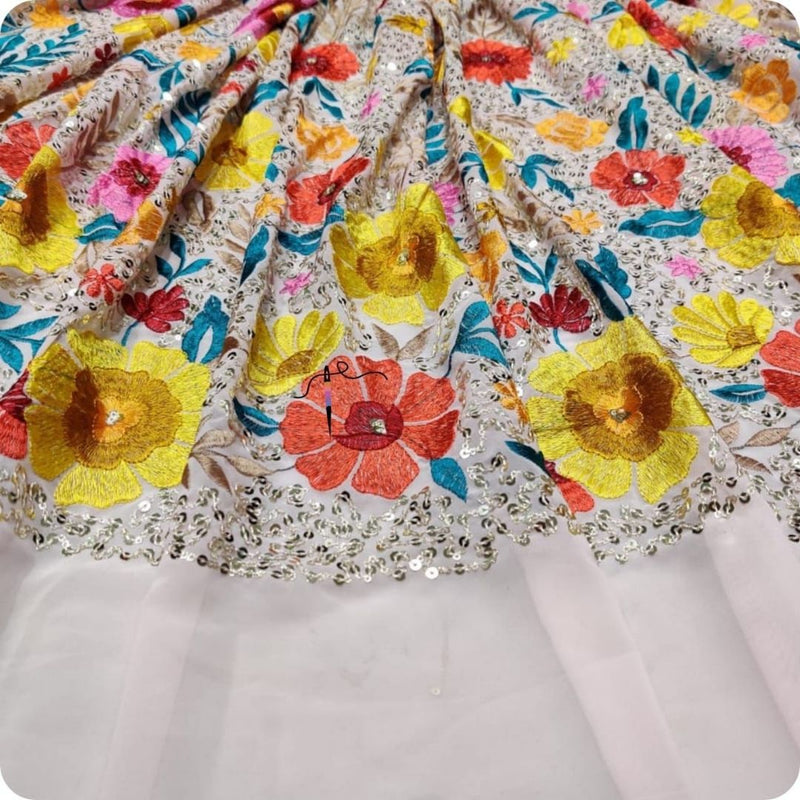 Georgette  Embroideries 54''