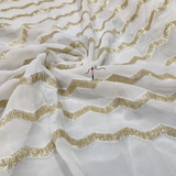 Pure Georgette, Width : 44"