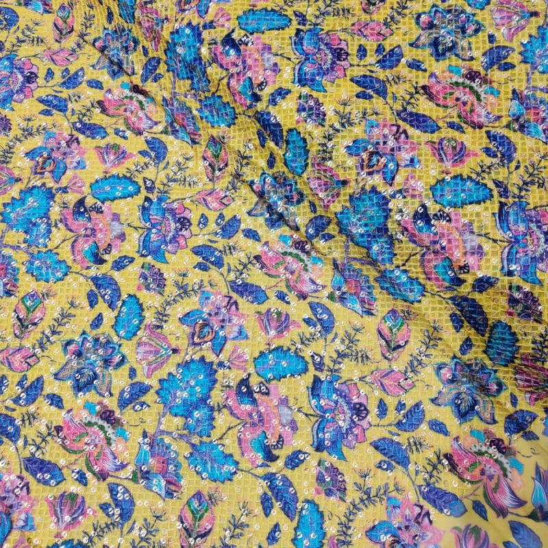Georgette Embroideries 44"