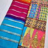 Georgette and Nett Embroideries 58" & 44" Combinations