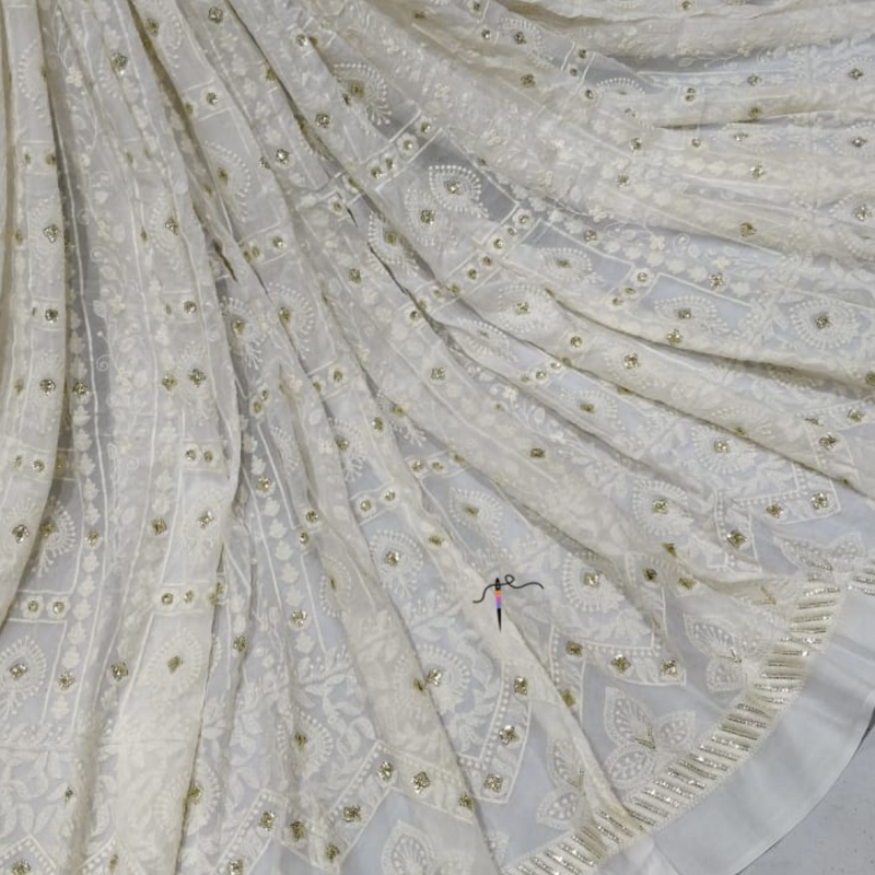 Pure Georgette Embroideries 54”