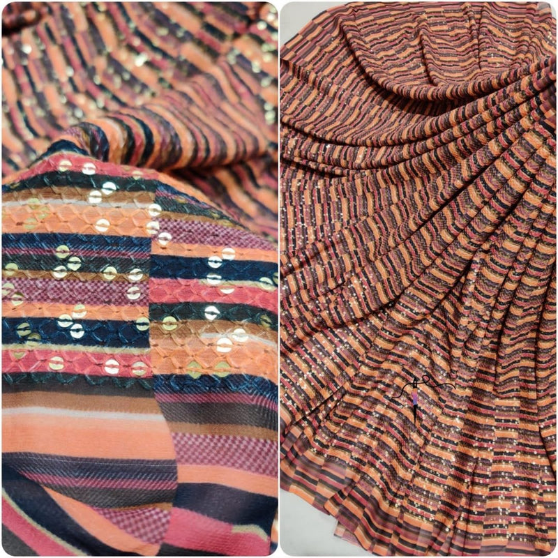 Pure Georgette Embroideries 44”