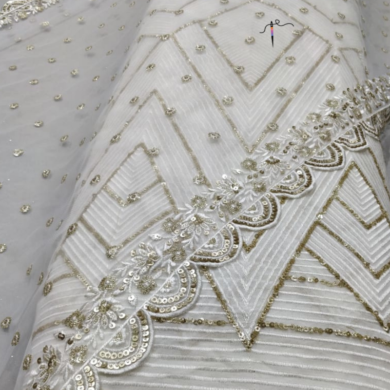 Pure Georgette 54" & Nett 44" combinations