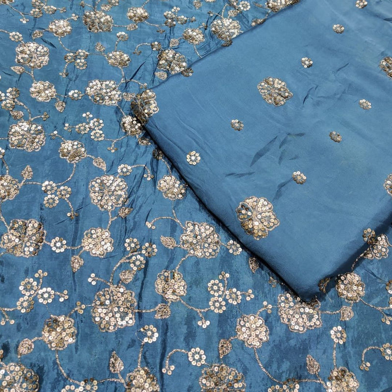 Pure Chinon Chiffon Embroideries 44" Combinations
