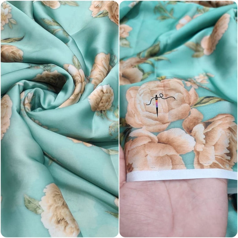 Satin Georgette Embroideries 44"
