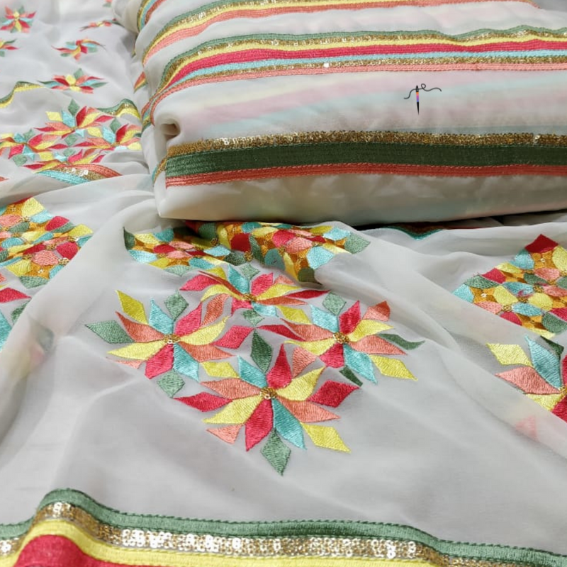 Georgette Combinations, Width 44"