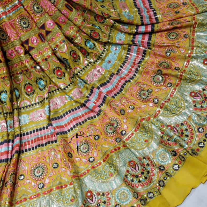 Georgette Embroideries, Width 54"