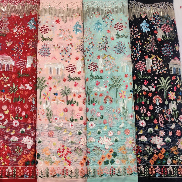 Georgette Embroideries 54"